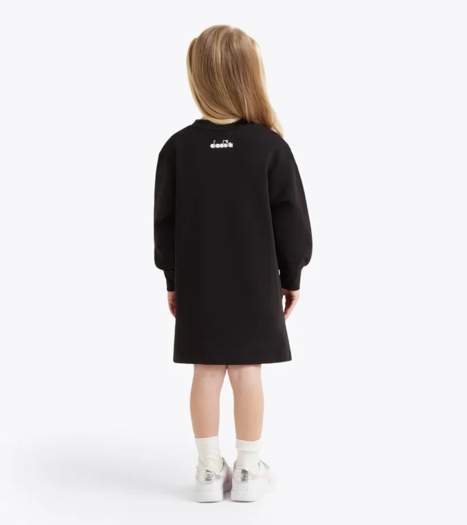 Jg. Dress Rhinestone Td Abito foderato in pile – Bambina