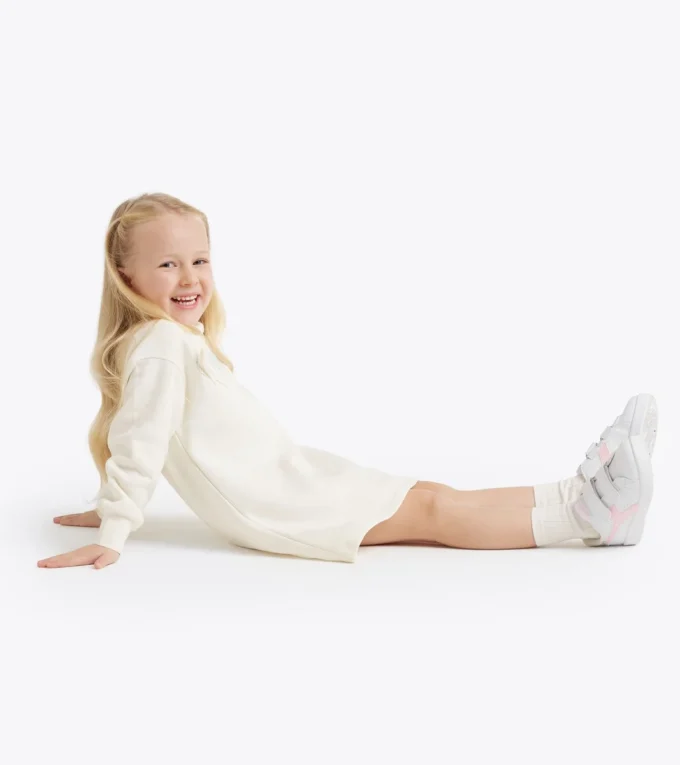Jg. Dress Rhinestone Td Abito foderato in pile – Bambina