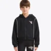 Jg. Felpa con cappuccio Felpa con cappuccio Fz Logo – Vestibilità regolare – Bambina