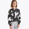 Jg. Felpa Crop Aop Felpa corta – Bambina