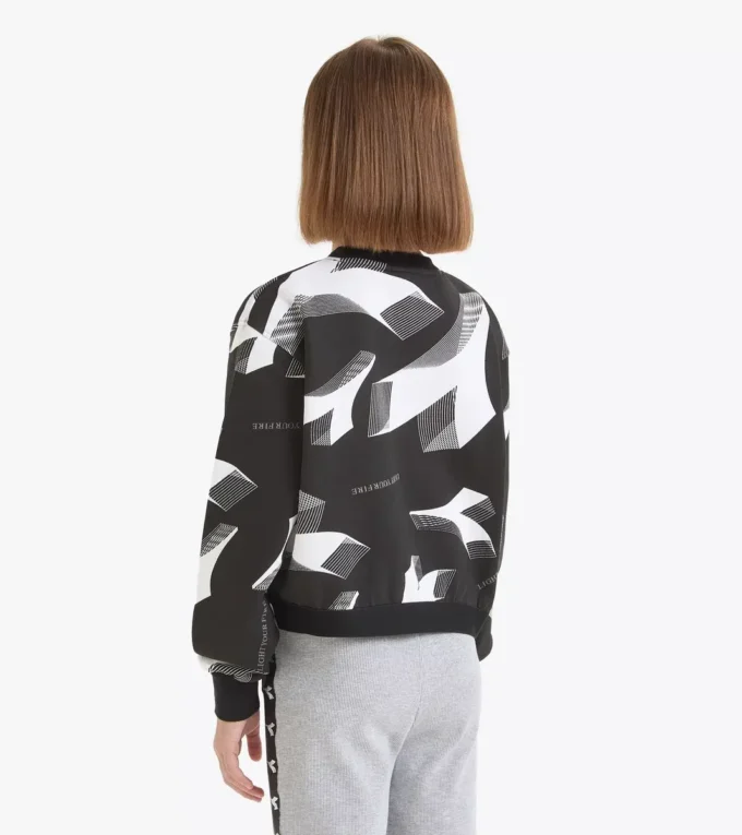Jg. Felpa Crop Aop Felpa corta – Bambina