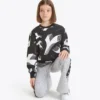 Jg. Felpa Crop Aop Felpa corta – Bambina