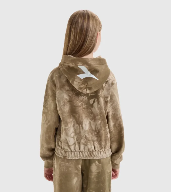 Jg.Hoodie Ao D Felpa con cappuccio Tie-dye – Bambina