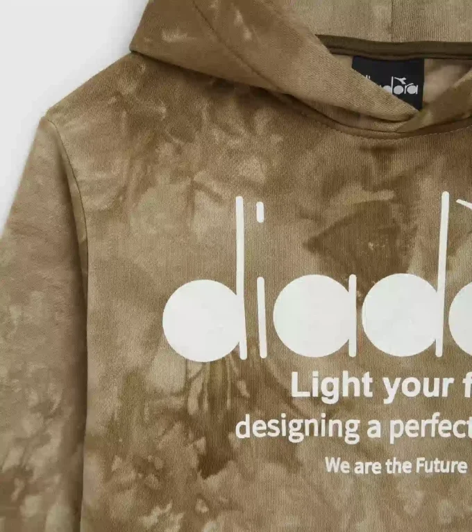 Jg.Hoodie Ao D Felpa con cappuccio Tie-dye – Bambina