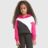 Jg.Hoodie Crop Power Logo Felpa sportiva in cotone – Bambina