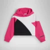 Jg.Hoodie Crop Power Logo Felpa sportiva in cotone – Bambina