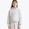 Jg. Hoodie District Felpa con cappuccio con dettagli – Ragazza