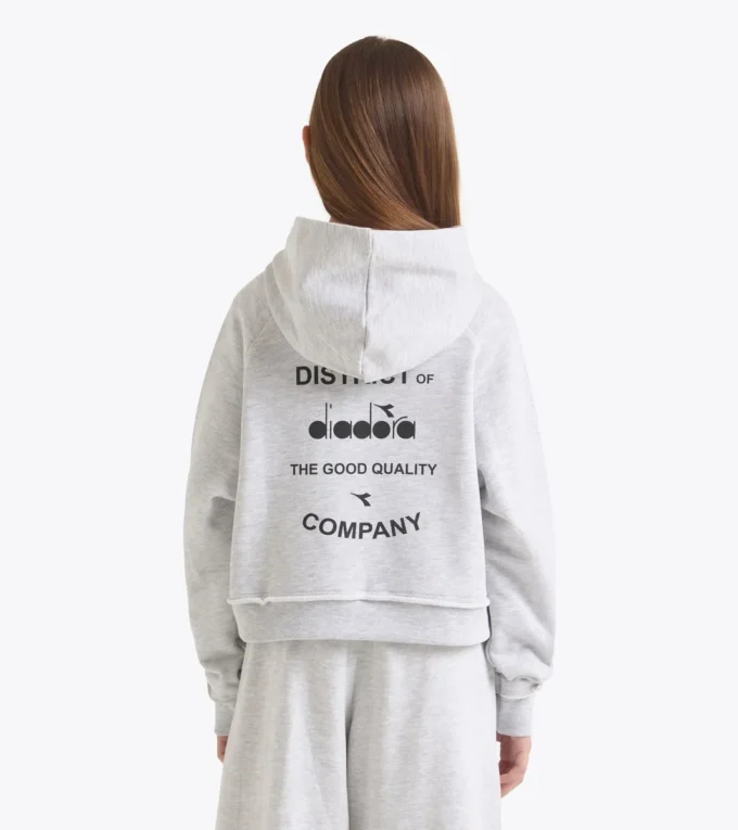 Jg. Hoodie District Felpa con cappuccio con dettagli – Ragazza