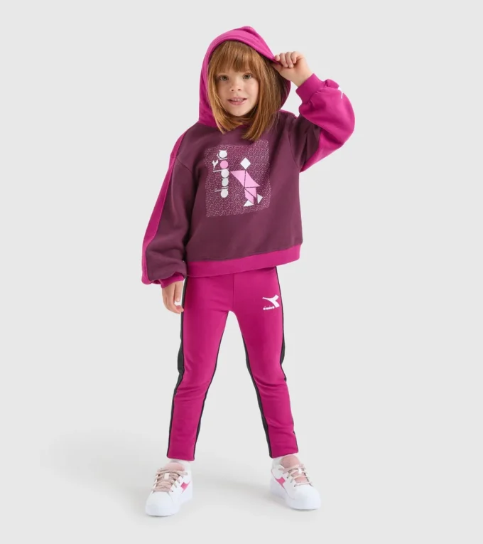 Jg.Hoodie Felpa con cappuccio Sweat Glee – Bambina
