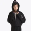 Jg. Hoodie Fz Pink Smile Felpa con cappuccio e dettagli sbiaditi – Ragazza