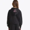 Jg. Hoodie Fz Pink Smile Felpa con cappuccio e dettagli sbiaditi – Ragazza
