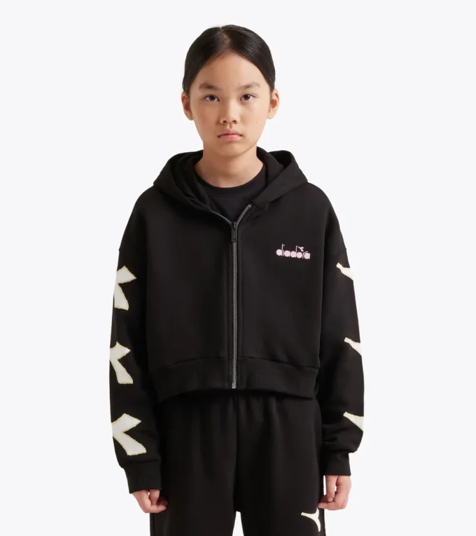 Jg. Hoodie Fz Wonderland Felpa con cappuccio e zip – Bambina