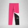 Jg.Leggings Power Logo Leggings sportivi in spugna di cotone elasticizzata – Bambina