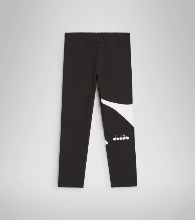Jg.Leggings Power Logo Leggings sportivi in spugna di cotone elasticizzata – Bambina