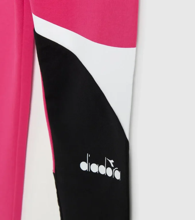 Jg.Leggings Power Logo Leggings sportivi in spugna di cotone elasticizzata – Bambina