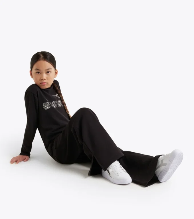 Jg. Pantaloni a zampa Pantaloni a zampa con strass – Bambina