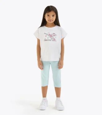 Jg. Set Ss Puzzles Set sportivo – T-shirt e leggings – Bambina