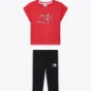 Jg. Set Ss Puzzles Set sportivo – T-shirt e leggings – Bambina
