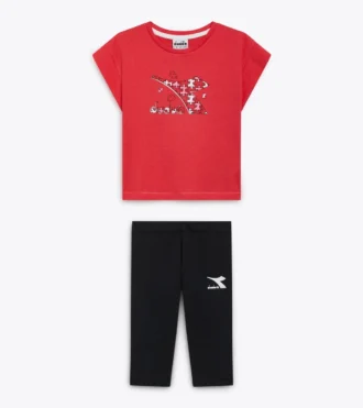 Jg. Set Ss Puzzles Set sportivo – T-shirt e leggings – Bambina