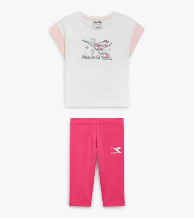 Jg. Set Ss Puzzles Set sportivo – T-shirt e leggings – Bambina
