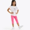 Jg. Set Ss Puzzles Set sportivo – T-shirt e leggings – Bambina
