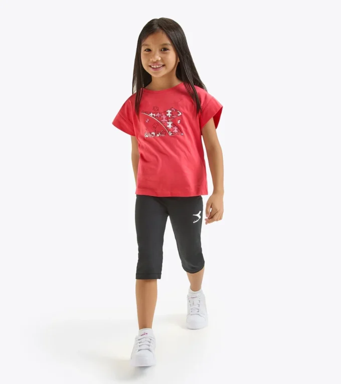 Jg. Set Ss Puzzles Set sportivo – T-shirt e leggings – Bambina