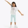Jg. Set Ss Puzzles Set sportivo – T-shirt e leggings – Bambina