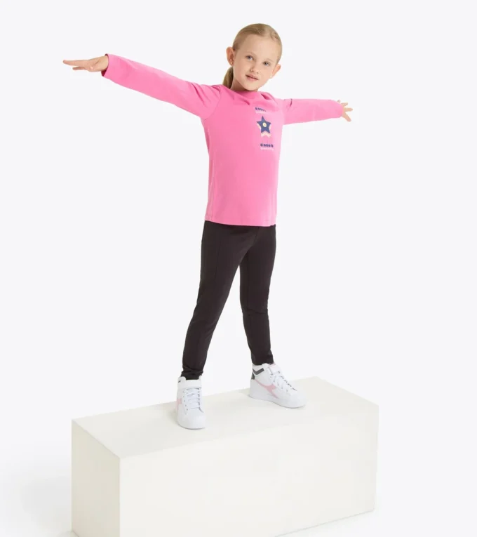Jg. T-Shirt Ls Logo Maglia a maniche lunghe – Ragazza
