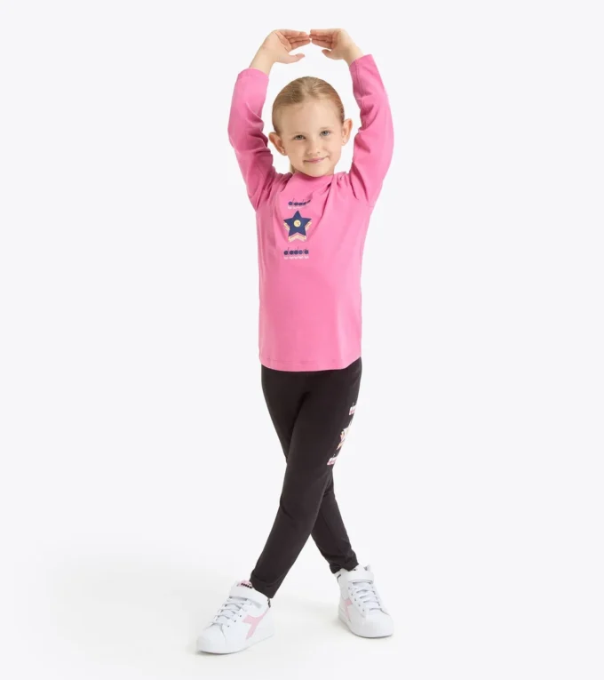 Jg. T-Shirt Ls Logo Maglia a maniche lunghe – Ragazza