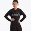 Jg. T-Shirt Ls Rhinestone Maglietta a maniche lunghe – Bambina