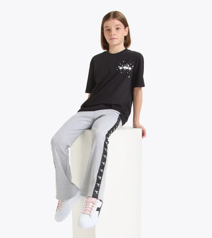 Jg.T-Shirt Ss Fregio Stars T-shirt in cotone – Bambina