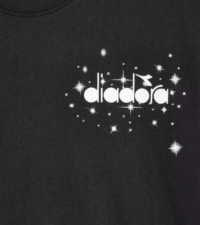 Jg.T-Shirt Ss Fregio Stars T-shirt in cotone – Bambina