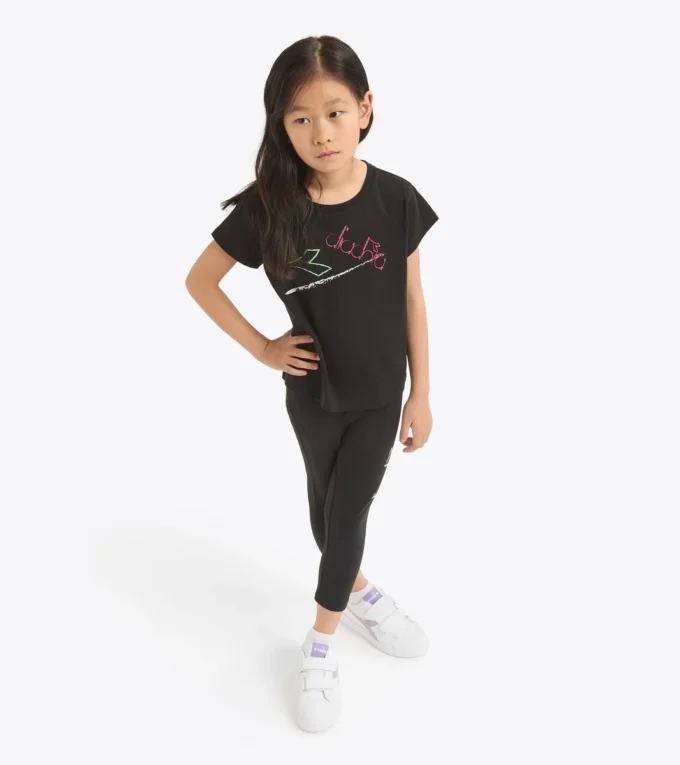 Jg. T-Shirt Ss Graffiti T-shirt in cotone – Bambina