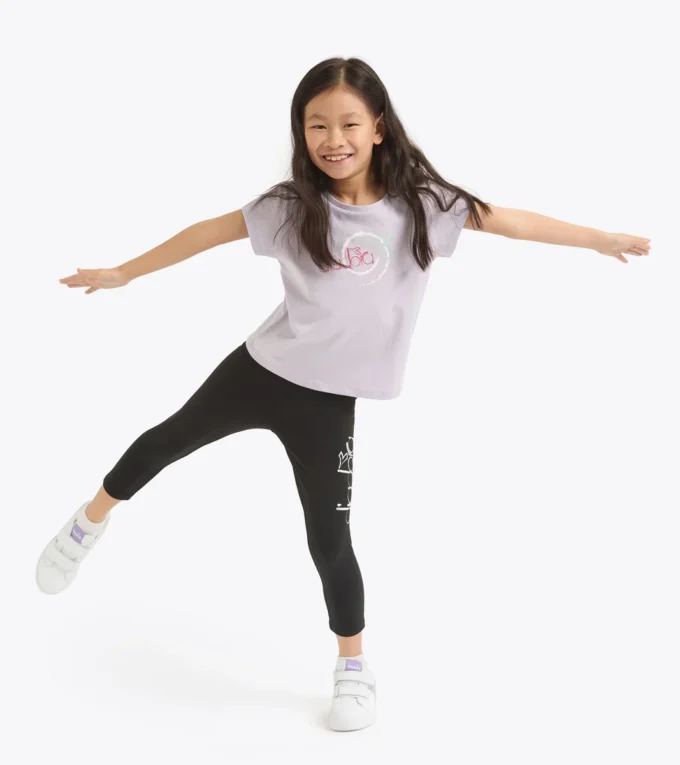 Jg. T-Shirt Ss Graffiti T-shirt in cotone – Bambina