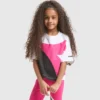 Jg.T-Shirt Ss Power Logo T-shirt sportiva in cotone – Bambina