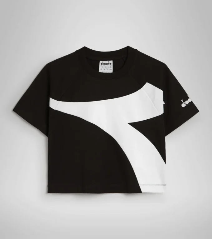 Jg.T-Shirt Ss Power Logo T-shirt sportiva in cotone – Bambina