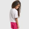 Jg.T-Shirt Ss Power Logo T-shirt sportiva in cotone – Bambina