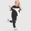 Jg.T-Shirt Ss Power Logo T-shirt sportiva in cotone – Bambina