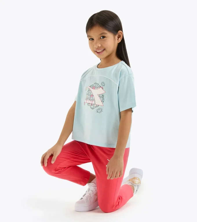 Jg. T-shirt Ss Puzzles T-shirt – Ragazza