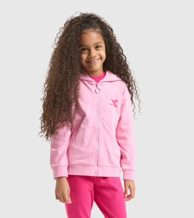 Ju. Hoodie Fz Rainbow Felpa sportiva in cotone Junior – Unisex