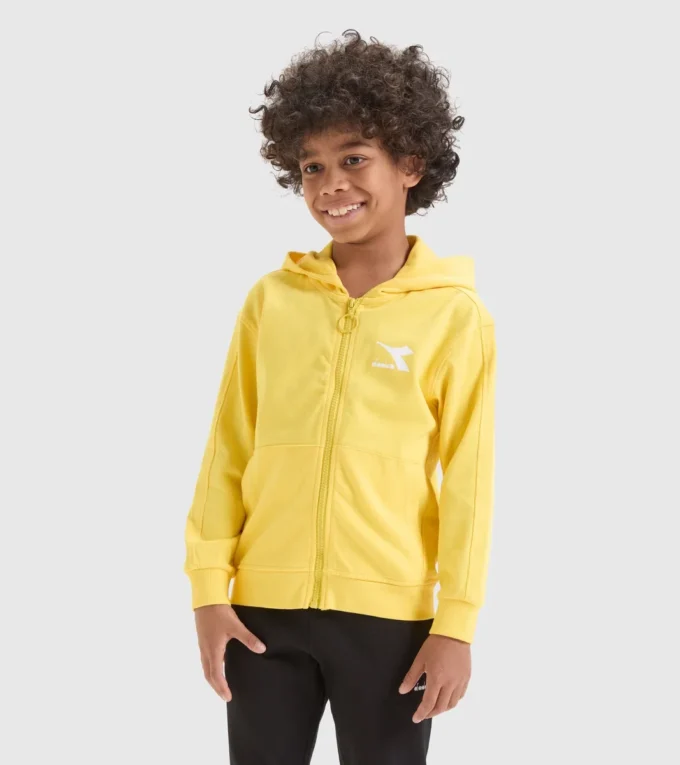 Ju. Hoodie Fz Rainbow Felpa sportiva in cotone Junior – Unisex