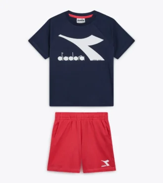 Ju. Set Ss Core Set sportivo – T-shirt e pantaloncini – Unisex – Ragazzi e ragazze
