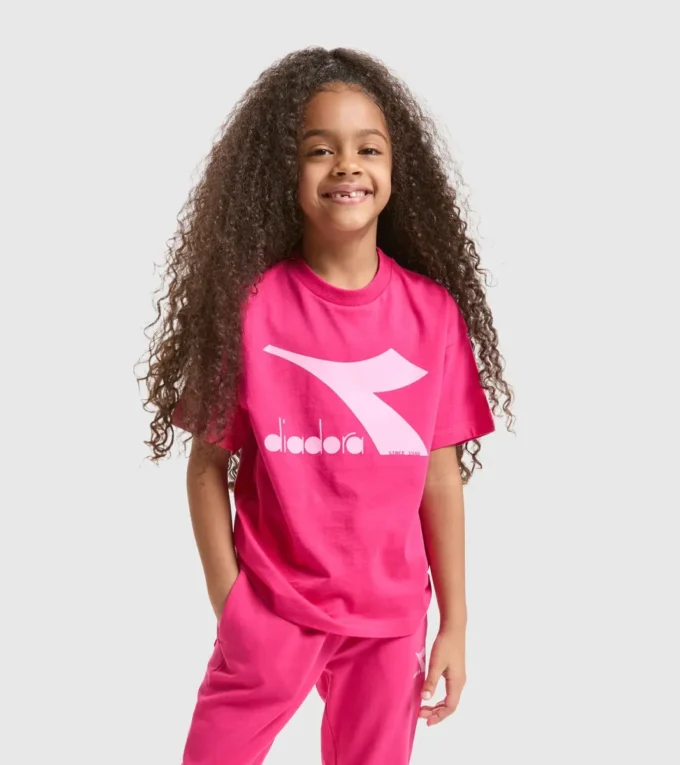 Ju.T-Shirt Ss Bl Rainbow Junior T-shirt in cotone – Unisex