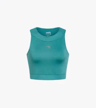 L. Crop Top Run Top da corsa aderente