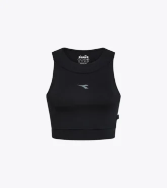 L. Crop Top Run Top da corsa aderente