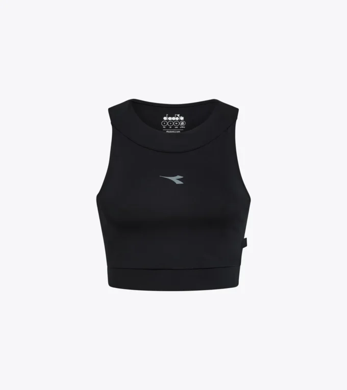 L. Crop Top Run Top da corsa aderente