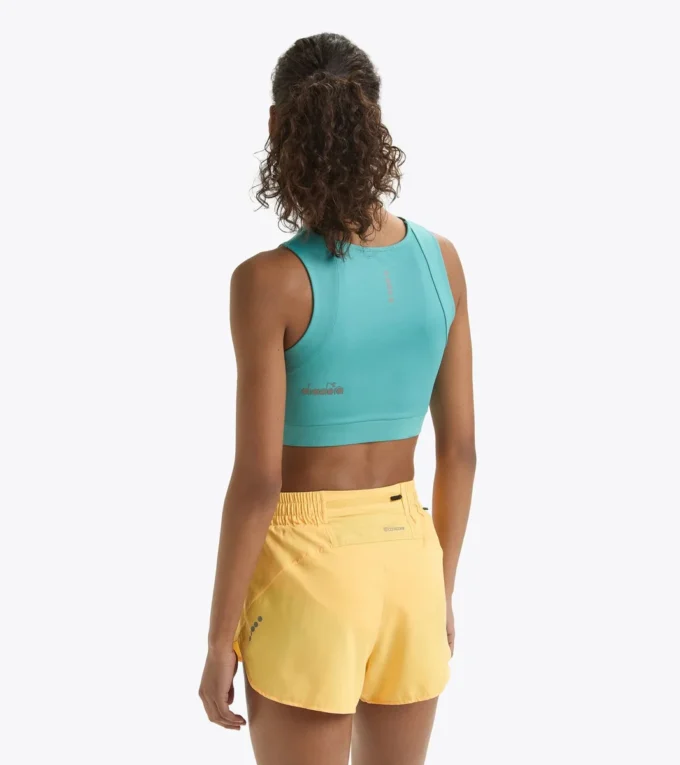 L. Crop Top Run Top da corsa aderente