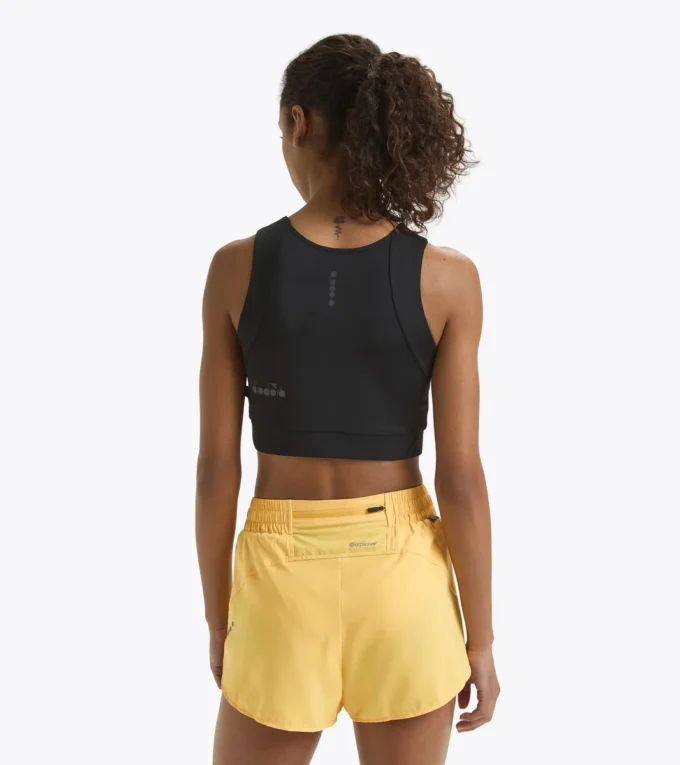 L. Crop Top Run Top da corsa aderente