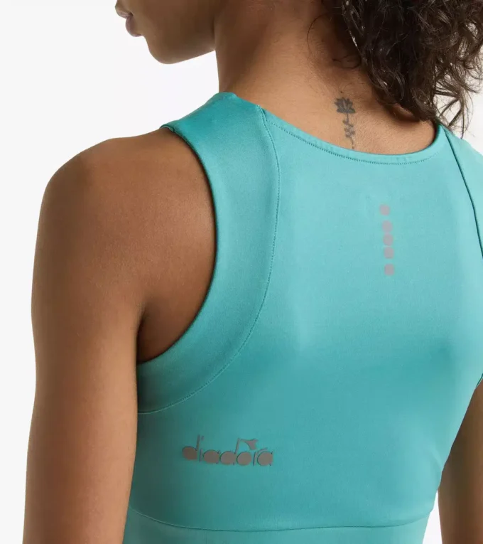 L. Crop Top Run Top da corsa aderente