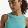 L. Crop Top Run Top da corsa aderente